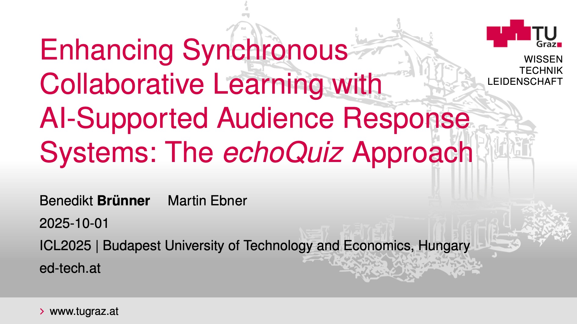 Presentation: Enhancing Synchronous Collaborative Learning with AI-Supported Audience Response Systems: The echoQuiz Approach