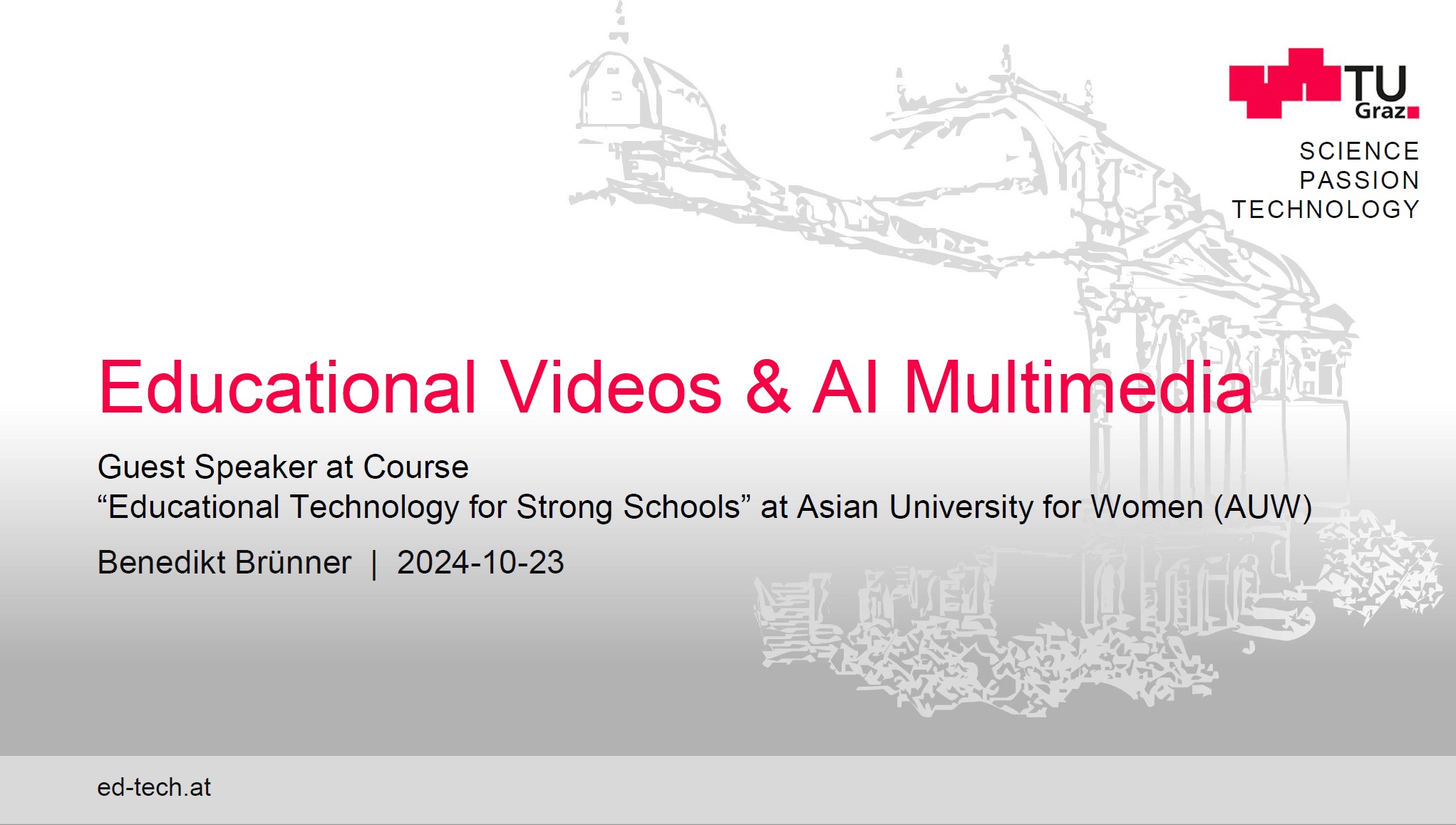 Presentation: Educational Videos & AI Multimedia